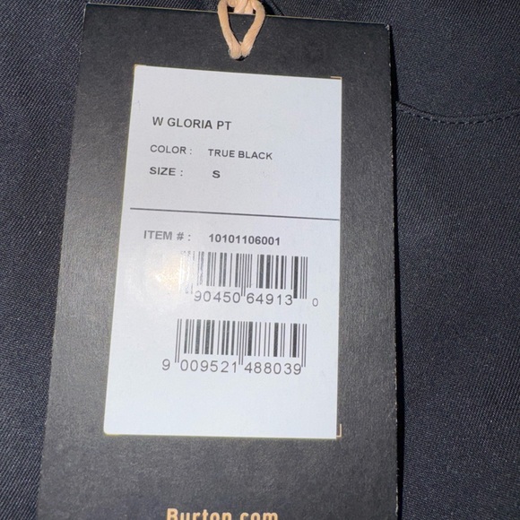Burton Women’s Gloria Snow Pant. Black. Size small. NWT - Picture 2 of 6